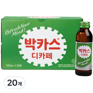 동아제약 박카스 디카페에이, 120ml, 20개