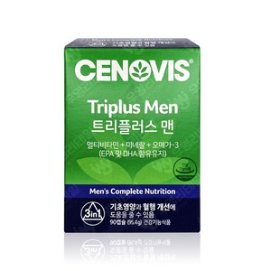 세노비스 트리플러스 맨 1120mg x 90캡슐 x 1박스 WY, 90정, 1개