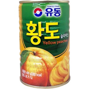 유동 황도 슬라이스, 400g, 4개