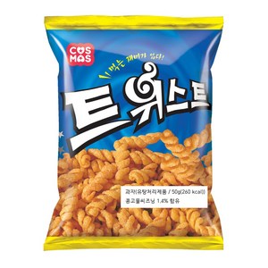 코스모스제과 트위스트, 50g, 10개