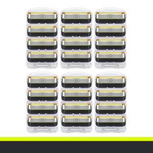 질레트 호환용 면도날 신형 프로글라이드 6팩 세트 총 24개입, 6개, 4개입