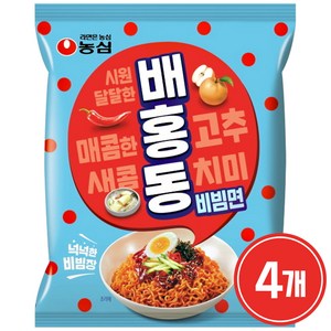 배홍동 비빔면 137g, 4개