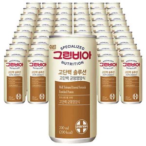 그린비아 고단백 솔루션 60can 하이프로틴, 200ml, 60개