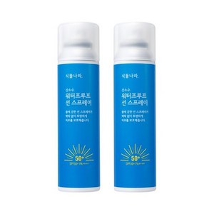 식물나라 산소수 워터프루프 선스프레이 SPF50+ PA++++ [1+1], 100ml, 2개