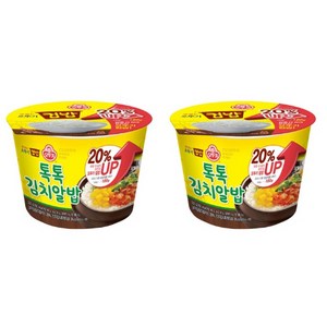 오뚜기 맛있는 컵밥 톡톡김치알밥, 222g, 12개