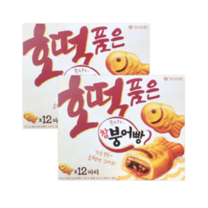 오리온 호떡품은 참붕어빵 372gx2, 372g, 2개