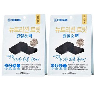 포켄스 강아지 뉴트리션 트릿 영양제, 뼈/관절강화, 2개