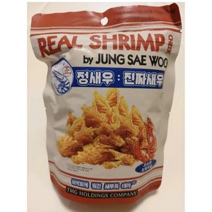 정새우 진짜새우 오리지널맛, 50g, 4개