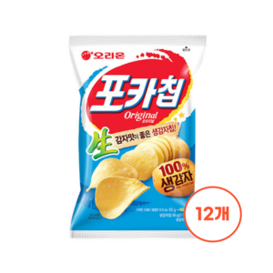 오리온 포카칩 오리지널, 66g, 12개