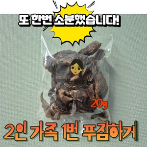 건조 육수용 능이버섯 20g 소규모가족을 위한 작은양, 1개