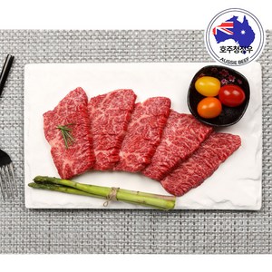 특수부위 부드러운 살치살 1kg 소분포장 살치살 구이용 드라이아이스포장, 3개, 200g