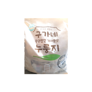 구가네식품 황금햅쌀 가마솥맛 누룽지, 3kg, 2개