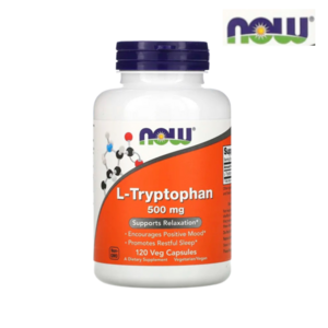 나우푸드 L-Typtophan 세로토닌 500mg 120캡슐, 120정, 1개