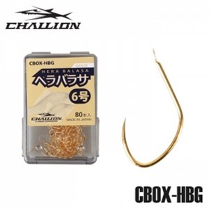 챌리온 헤라 바라사 낚싯바늘 골드 CBOX-HBG 80p, 1개