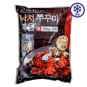 원미푸드 낙지쭈꾸미볶음 500g x 2입 1kg 아이스팩 포장, 1개