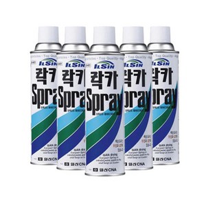 일신 락카 스프레이 페인트 도색 리폼 도장 기타, 무흑, 420ml, 20개