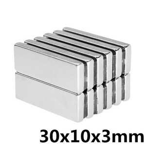 사각자석 30x10x3mm 네오디움 자석, 사각자석 30x10x3mm(개)