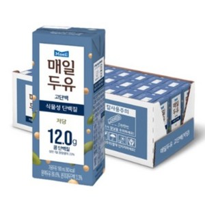 매일유업 매일두유 고단백, 190ml, 48개