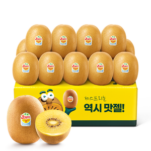 제스프리 제주 골드키위 팩하우스직송 2kg, 1박스, 점보(개별 150g내외) 13개입