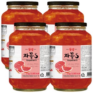 꽃샘 자몽차 S, 2kg, 1개입, 4개