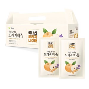 자연식품 자연그대로 도라지배즙, 100ml, 30개