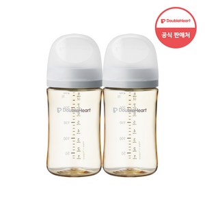 더블하트 모유실감 3세대 트윈팩 240ml 블루밍가든, 새벽그레이, 4개