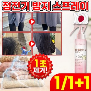 [일본기술] 정전기방지 섬유 옷 정전기 방지 스프레이 무향 의류 손 침구 이불 정전기 제거 방지제 미스트 용품 포장증정, 2개, 200ml