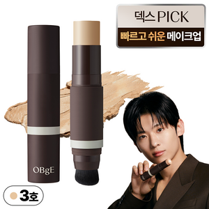 OBge 내추럴 커버 파운데이션 SPF50+ PA++++ 13g, 3 샌드, 1개