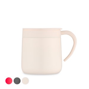 텀스 미롬 베이직 스텐머그컵 300ml, IVORY, 1개