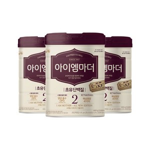 아이엠마더 분유 2단계, 800g, 3개