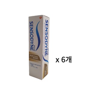 센소다인 멀티케어 치약, 100g, 6개