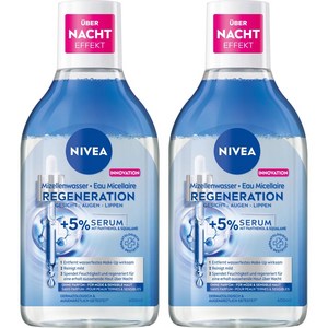 니베아 NIVEA 미셀라 클렌징 워터 리제너레이션, 2개, 400ml