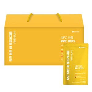 바른농장 당근 배 도라지즙 진한 홍도라지 진액 물넣지않은 착즙 100%, 30개, 100ml