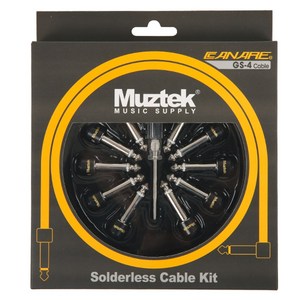 Muztek Solderless Cable Kit with Canare GS-4 패치케이블 키트 (MSC300), Muztek 패치케이블 키트 (MSC300), 1개