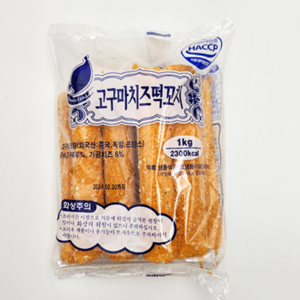 금호 고구마치즈떡꼬치 100gx10개 [더바삭한], 1kg, 1개