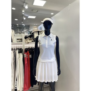 5F [신사] 파사디 골프 여성 24SS 단추 포인트 조끼 티셔츠 P24MTL189X