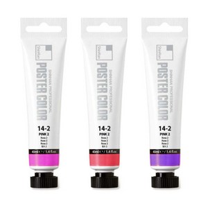 신한 포스터 컬러 물감 낱색 낱개 튜브형 40ml 전문가용, 튜브형 Cobalt Violet H / 10