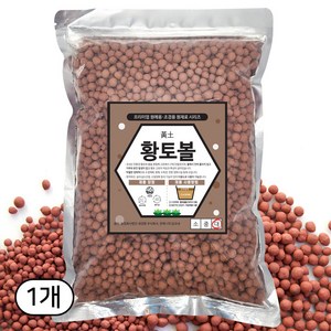 세경팜 국내산 황토볼 대립 수경재배, 1개, 2L, 황토볼(대)