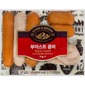 사조대림 캠프 앤 하우스 부어스트 콤비 320g, 7개