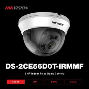 하이크비전 HIKVISION DS-2CE56D0T-IRMMF 200만 3.6MM 올인원 적돔