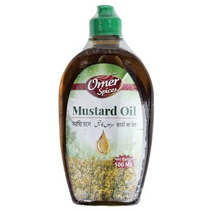 아시아푸드 머스타드 오일 EZEE MUSTARD OIL, 1개, 500ml