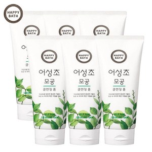 해피바스 어성초 모공 클렌징폼, 200g, 6개