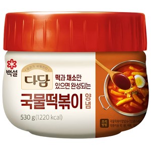 다담 국물떡볶이양념 530g, 1개