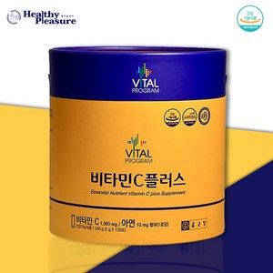 종근당 비타민C 1000mg 바이탈프로그램 120포 분말 아연 함유, 120회분, 240g, 1개