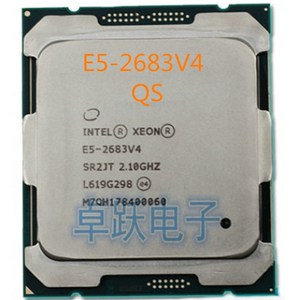 인텔 제온 E5-2683V4 QS 버전 정품 프로세서 2 10 GHZ 16 코어 40MB V4 E5 LGA2011-3, 한개옵션0