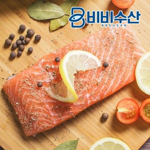 비비수산 슈페리어급 프리미엄 냉장 생연어 300g / 500g (혈합육제거) 비리면반품, 냉장 딥스킨 생연어 1kg 전체부위, 1개