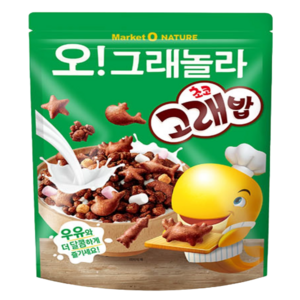 마켓오네이처 오그래놀라 초코고래밥, 250g, 1개