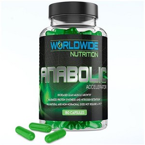 월드와이드 아나볼릭 Anabolic 180정 Acceleato muscle Gowth Stength Recovey Powe Wokout Pefomance, 1개