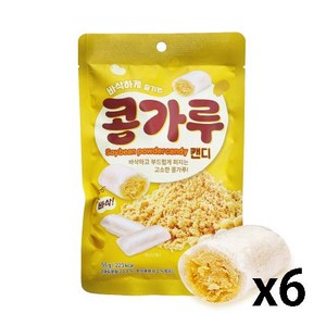 콩가루캔디 콩가루사탕, 6개, 55g