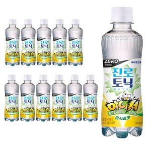 진로 토닉워터 제로 아이셔 청사과맛, 12개, 300ml